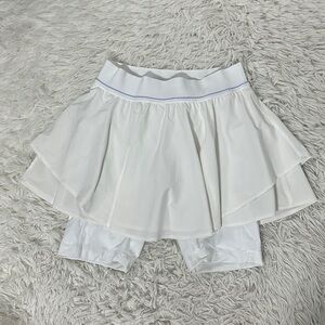Lululemon Court Rival High-Rise Tennis Skirt White